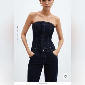 Mango denim jumpsuit (brand new)